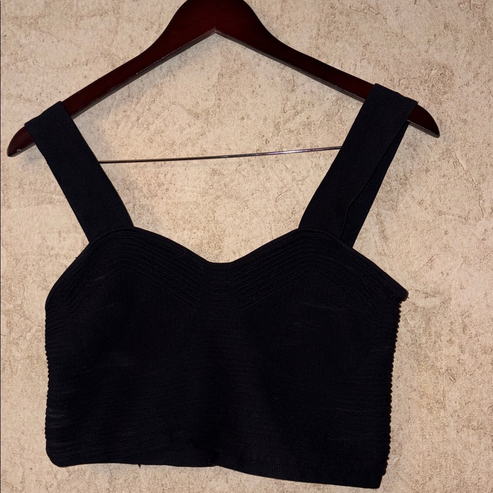 Sincerely Jules Ribbed Crop Top